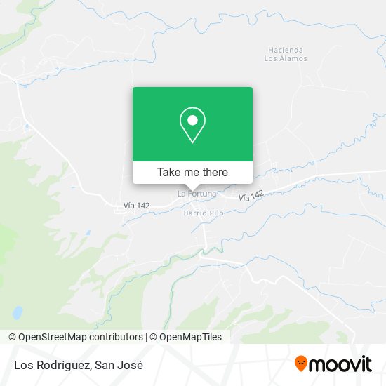 Mapa de Los Rodríguez