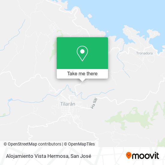 Alojamiento Vista Hermosa map