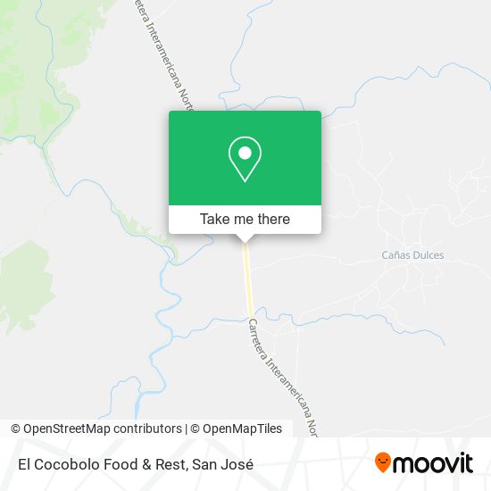 El Cocobolo Food & Rest map