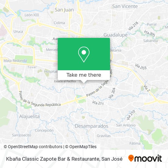 Kbaña Classic Zapote Bar & Restaurante map