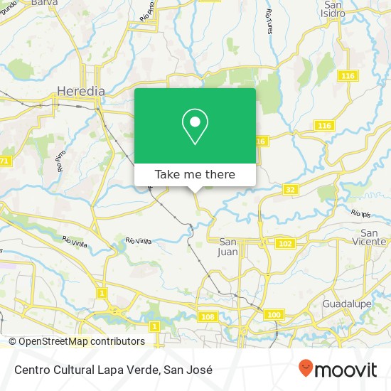 Centro Cultural Lapa Verde map