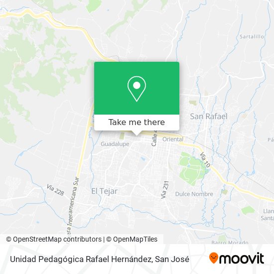Unidad Pedagógica Rafael Hernández map