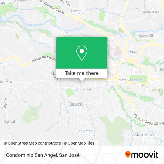 Condominio San Angel map