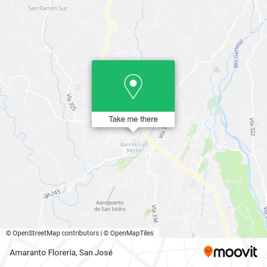Amaranto Florería map