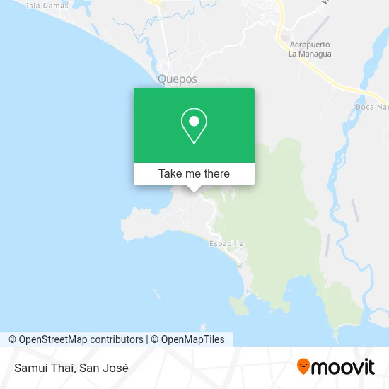 Samui Thai map