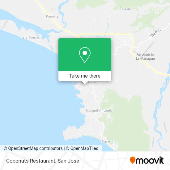 Coconuts Restaurant map