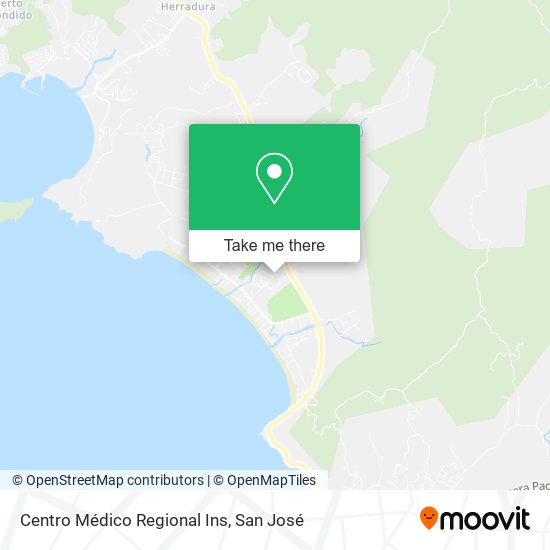 Mapa de Centro Médico Regional Ins