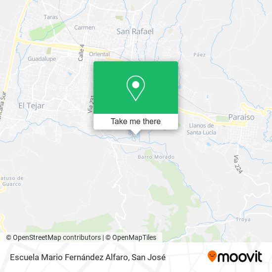 Escuela Mario Fernández Alfaro map