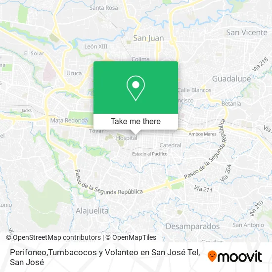 Perifoneo,Tumbacocos y Volanteo en San José Tel map