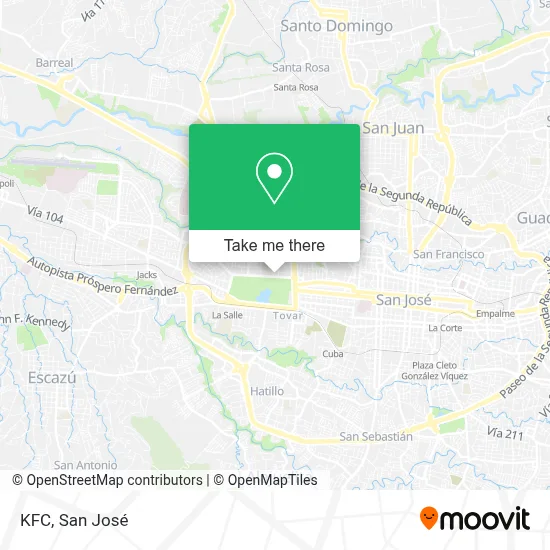 KFC map
