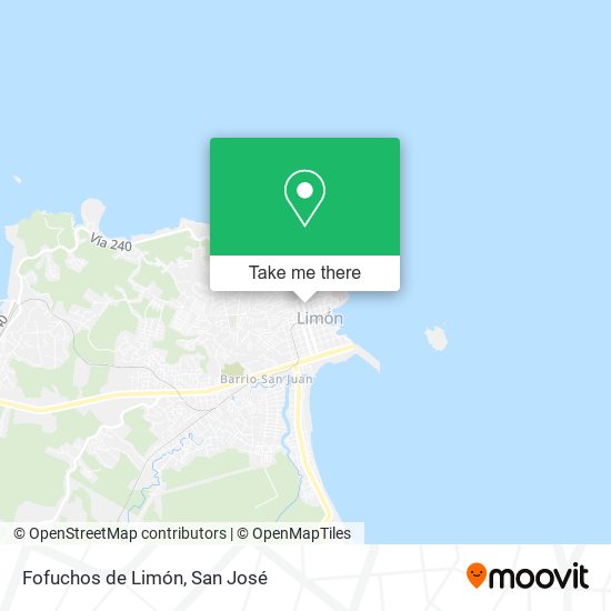 Mapa de Fofuchos de Limón