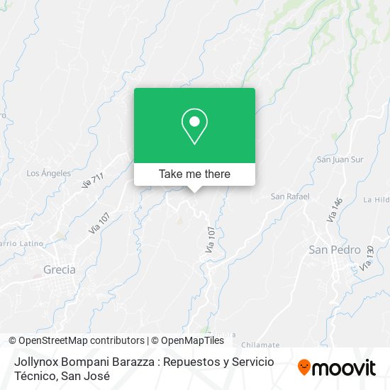 Mapa de Jollynox Bompani Barazza : Repuestos y Servicio Técnico