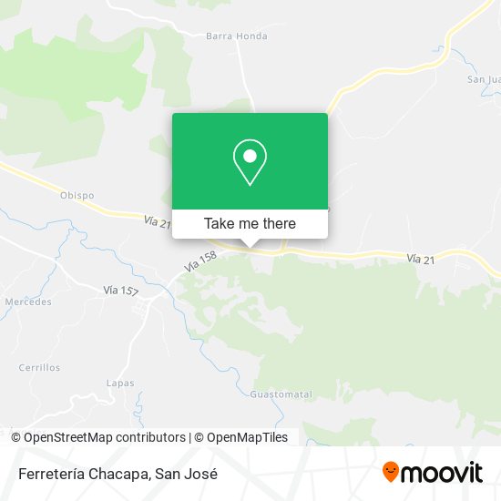 Mapa de Ferretería Chacapa