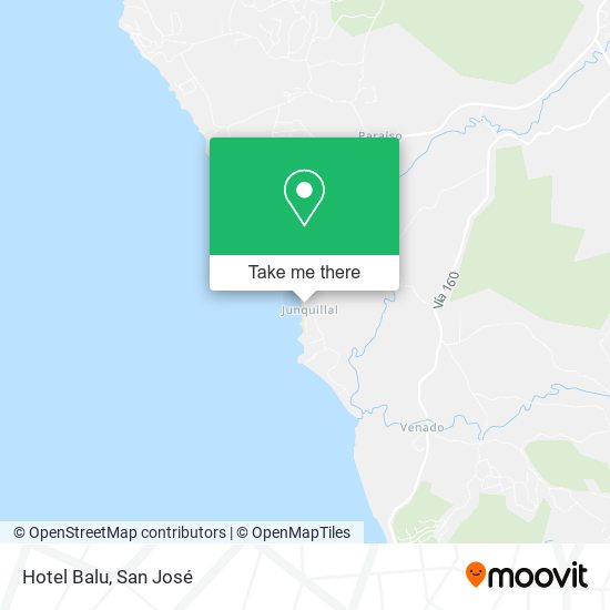 Hotel Balu map