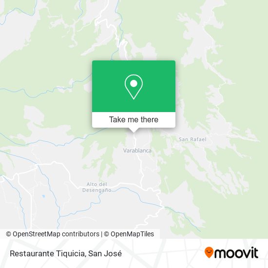 Restaurante Tiquicia map