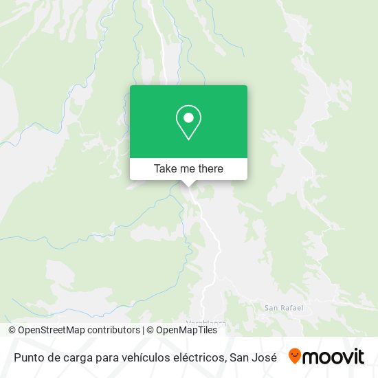 Mapa de Punto de carga para vehículos eléctricos