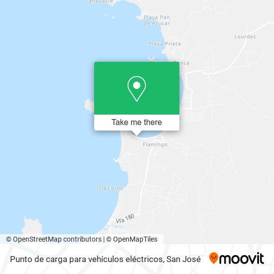 Punto de carga para vehículos eléctricos map