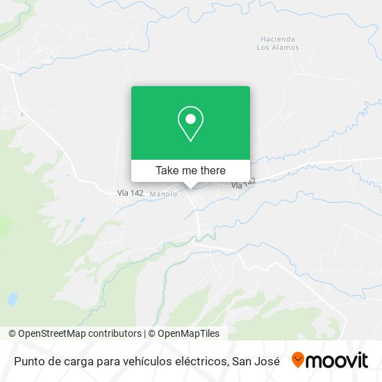 Punto de carga para vehículos eléctricos map