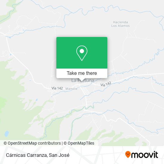 Cárnicas Carranza map