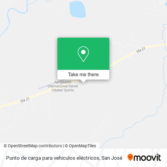 Punto de carga para vehículos eléctricos map