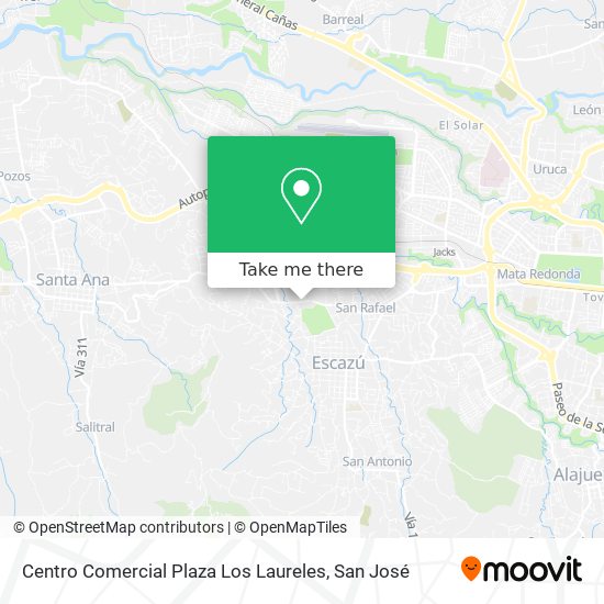 Mapa de Centro Comercial Plaza Los Laureles