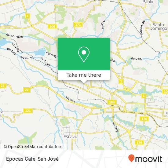 Epocas Cafe map