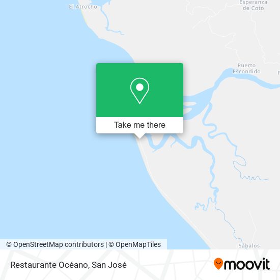 Restaurante Océano map