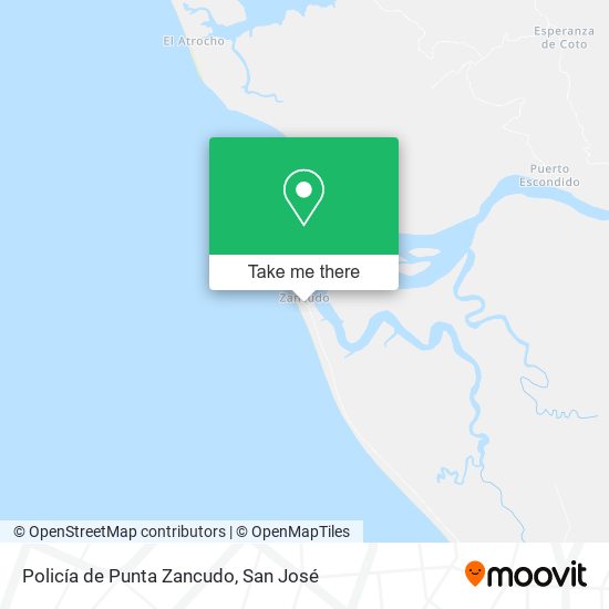 Policía de Punta Zancudo map