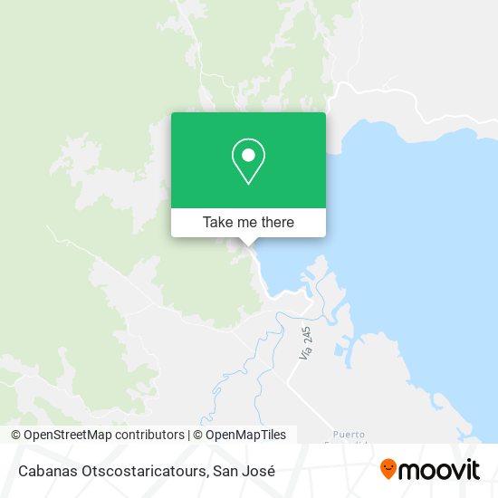 Cabanas Otscostaricatours map