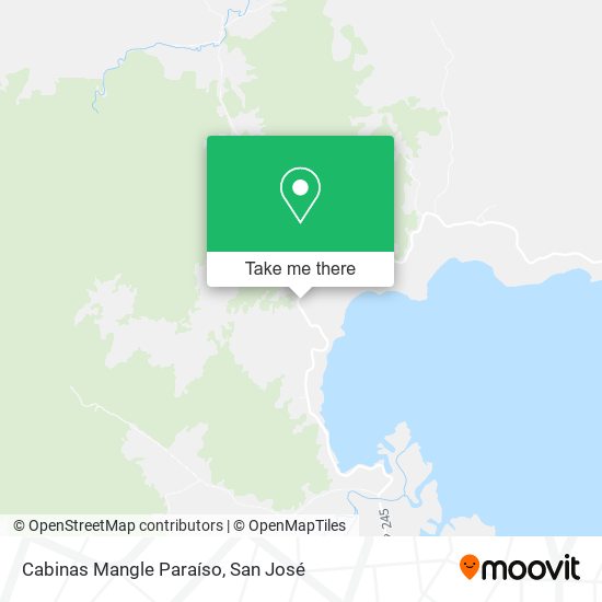 Cabinas Mangle Paraíso map