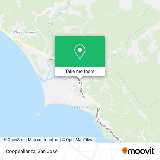 Mapa de Coopealianza
