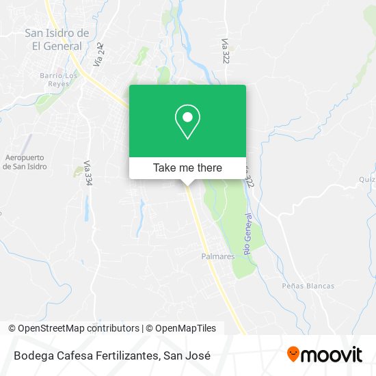 Mapa de Bodega Cafesa Fertilizantes