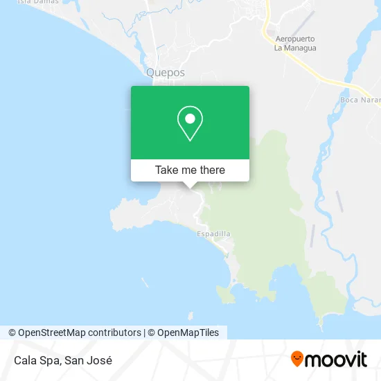 Cala Spa map