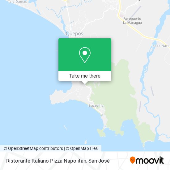 Ristorante Italiano Pizza Napolitan map