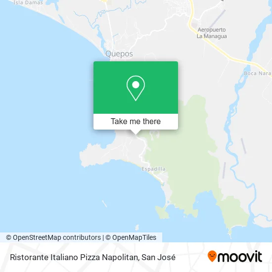Ristorante Italiano Pizza Napolitan map