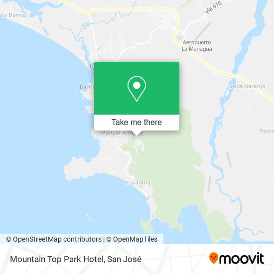 Mapa de Mountain Top Park Hotel