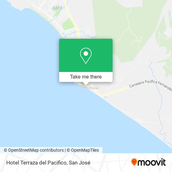Hotel Terraza del Pacifico map
