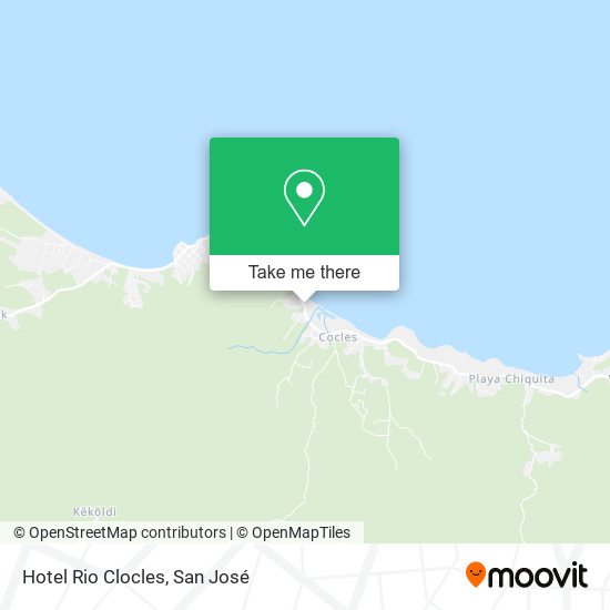 Hotel Rio Clocles map