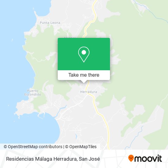 Mapa de Residencias Málaga Herradura