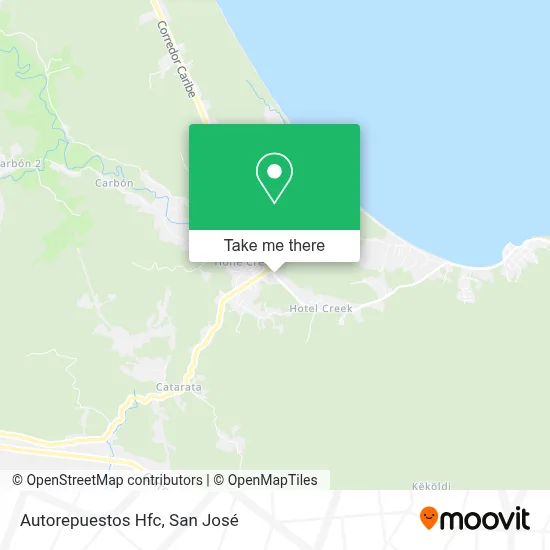 Autorepuestos Hfc map