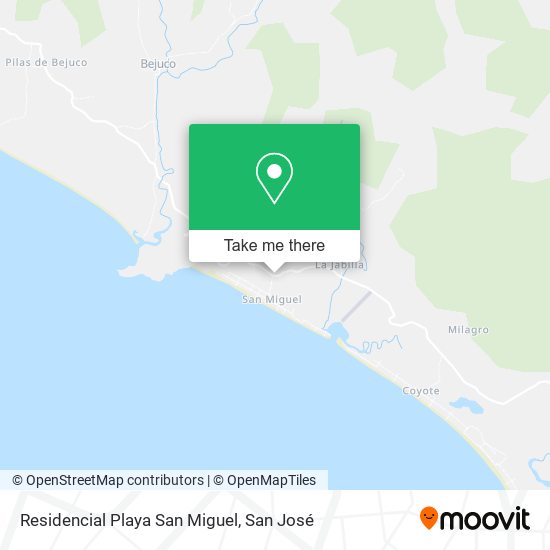 Residencial Playa San Miguel map