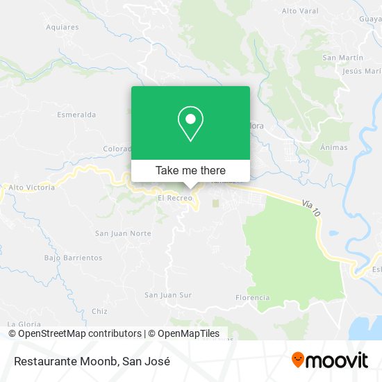 Restaurante Moonb map