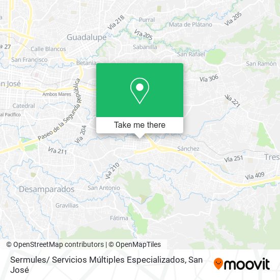 Sermules/ Servicios Múltiples Especializados map
