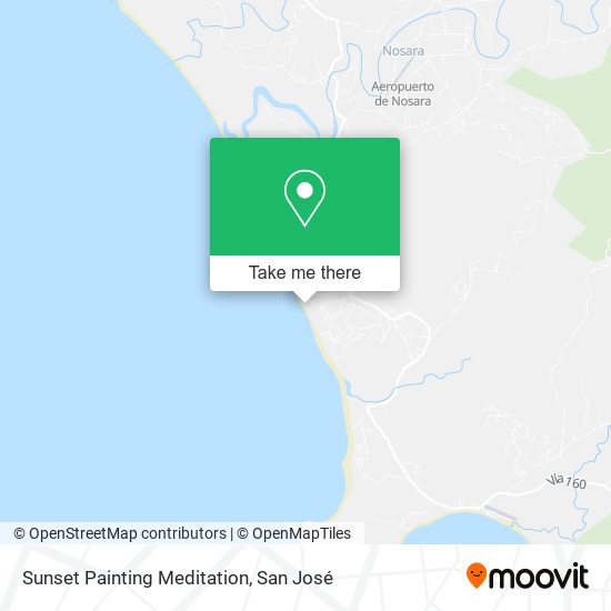 Sunset Painting Meditation map