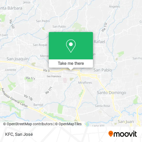KFC map