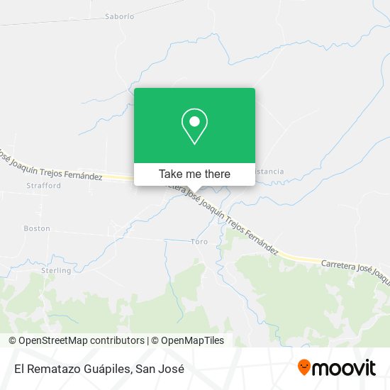 El Rematazo Guápiles map