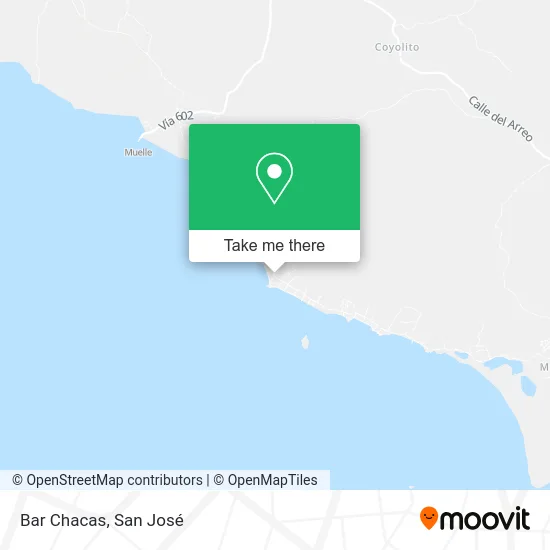Bar Chacas map