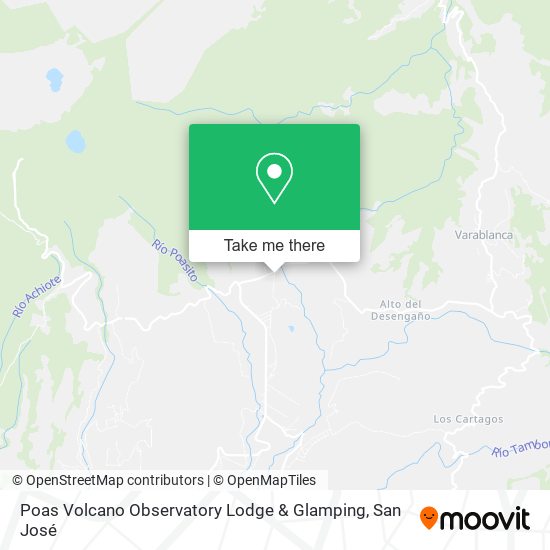 Poas Volcano Observatory Lodge & Glamping map