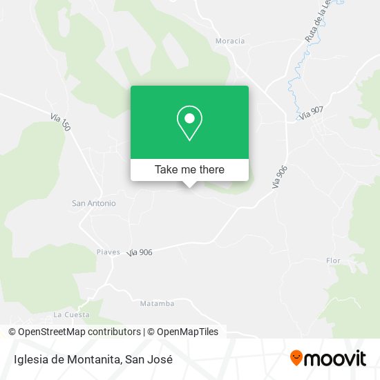 Mapa de Iglesia de Montanita
