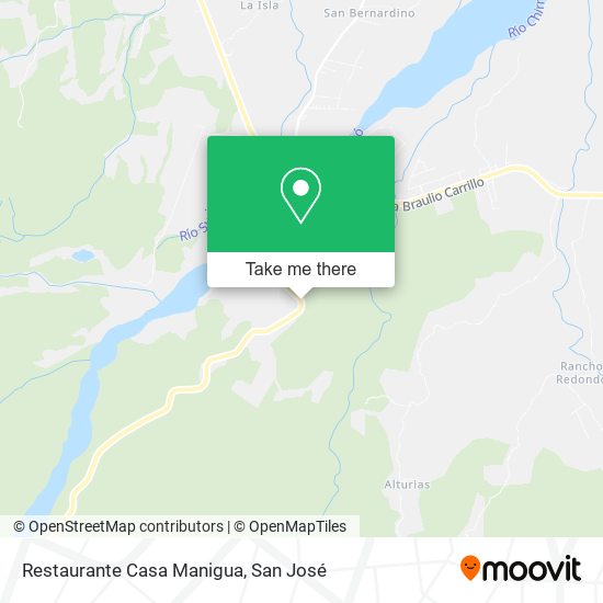 Restaurante Casa Manigua map